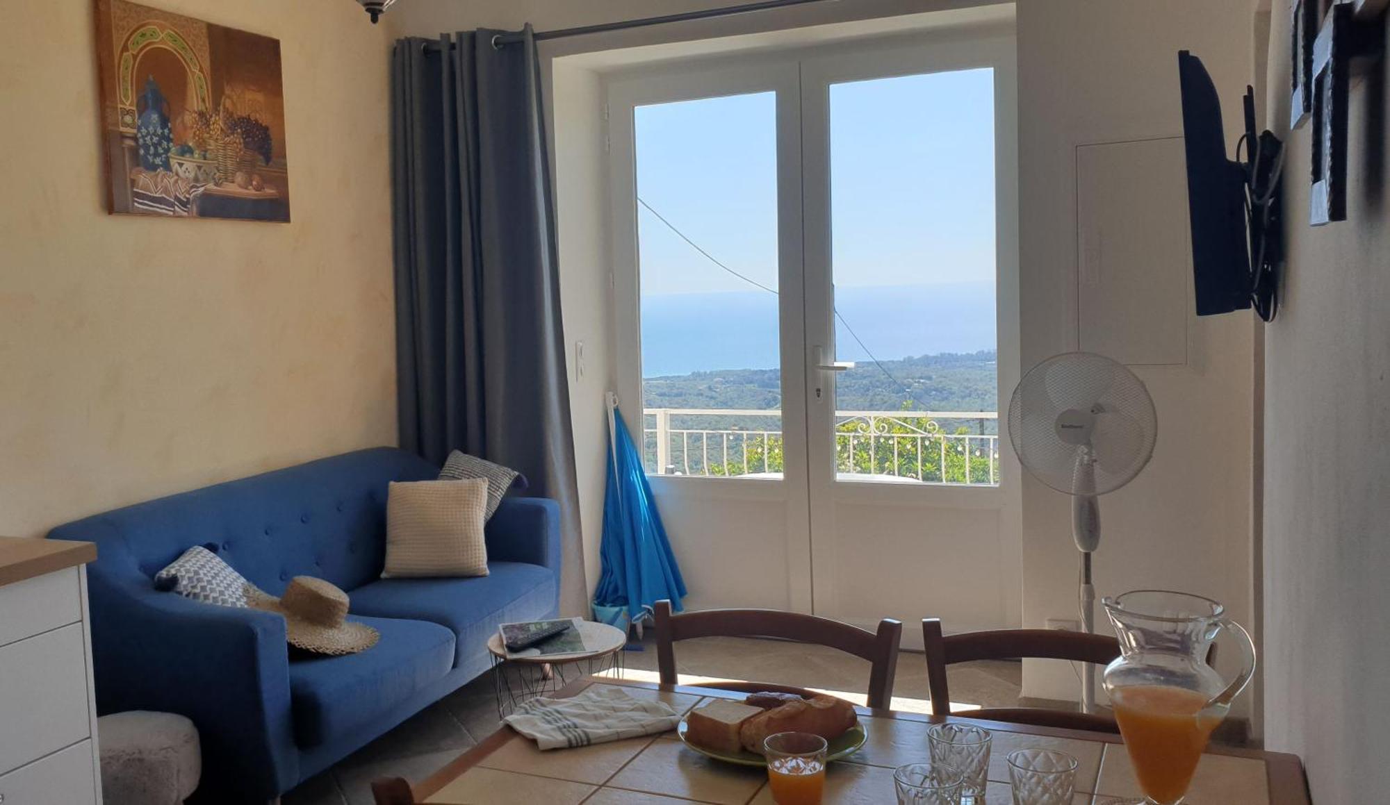 Appartement A Caserella Entierement Renove Avec Terrasse Et Vue Panoramique Sur Mer Valle-di-Campoloro المظهر الخارجي الصورة